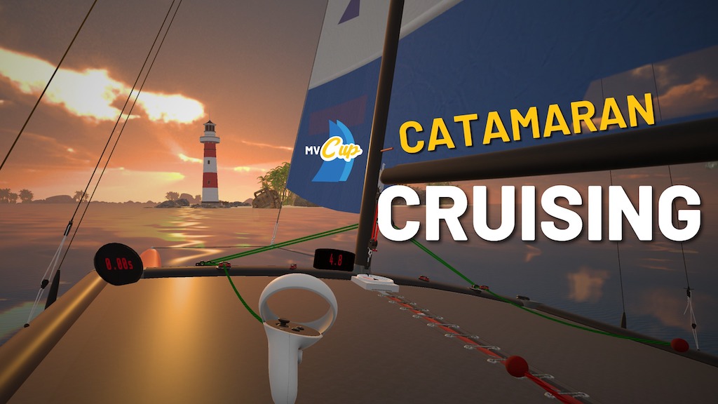 Catamaran Cruising in Akalana Islands in MarineVerse Cup